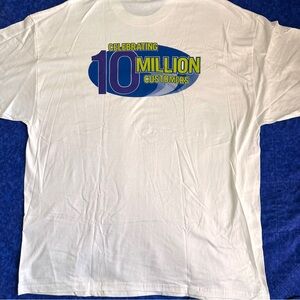 Vintage Y2K Hanes Beefy Men’s XXL DirecTV Celebrating 10 Million Customers Promo